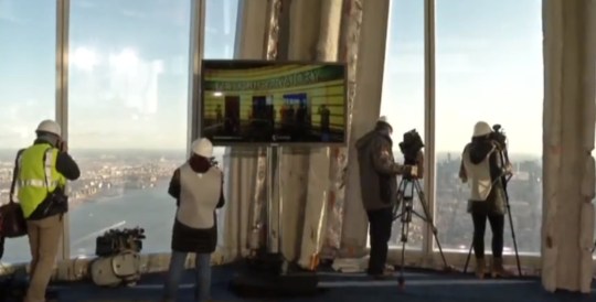 NYC World Trade Center Observation Deck View