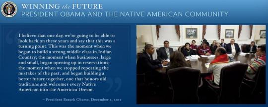 Obama Native Americans 2011