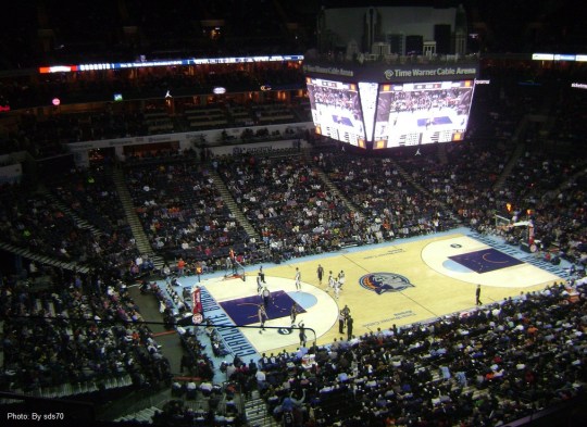 Charlotte Bobcats court