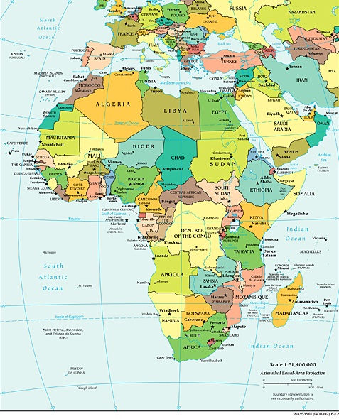 Africa Political Map