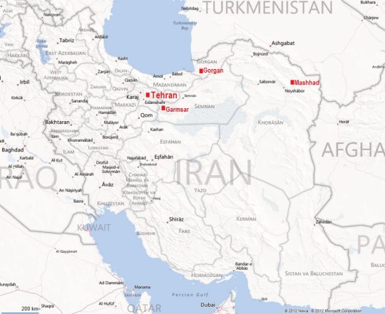 Iran map