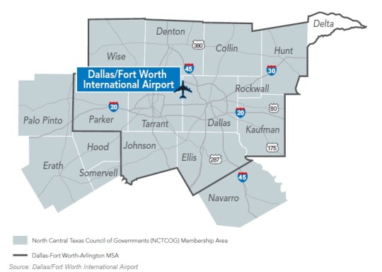 Dallas Fort Worth Metro Area