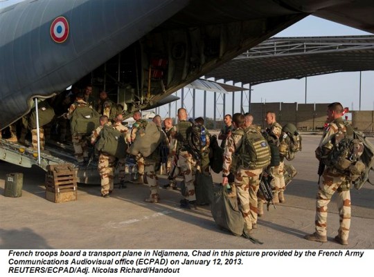 French troops in Africa