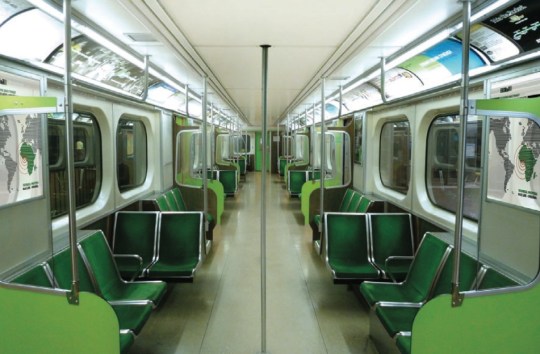 Lagos Light Rail refurbished interior design
