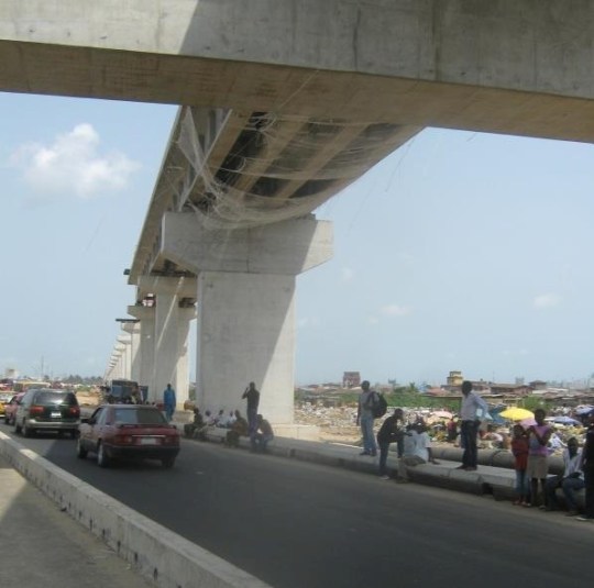Lagos Light Rail construction
