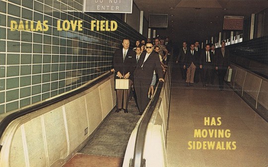 Love Field moving sidewalks