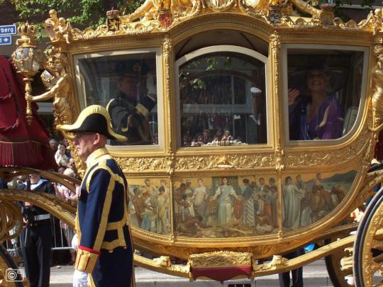 Queen Beatrix in Carriage depicting enslaved Africans 03