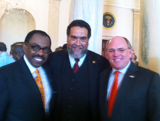 Dr. Gilbert Rochon 6th president of Tuskegee at the White House 2011