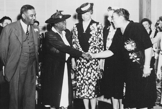 Mary McLeod Bethune with First Lady Eleanor Roosevelt