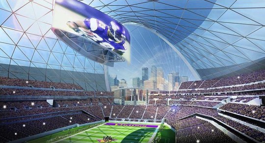 Minneapolis -Minnesota Vikings Stadium design concept