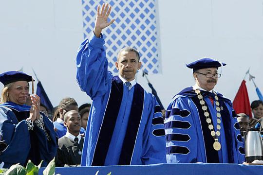 President Barack Obama commencement address at Hampton University 2010 a