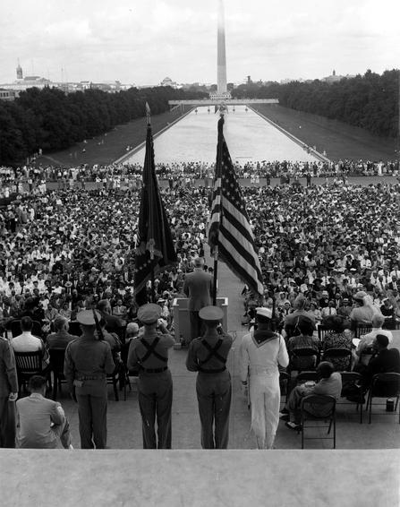 President Truman speaking at conference of NAACP June 29, 1947