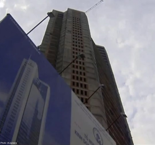 Vietnam abandoned construction site