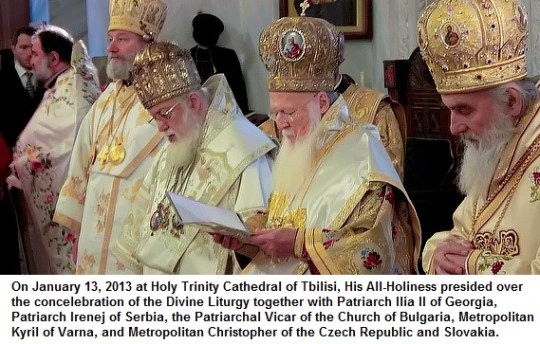 Bartholomew I- Archbishop of Constantinople