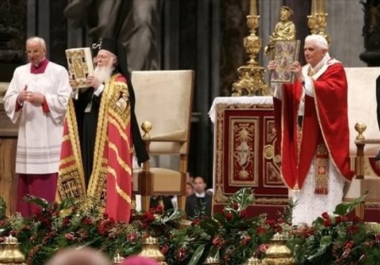 Pope and Archbishop of Constantinople 