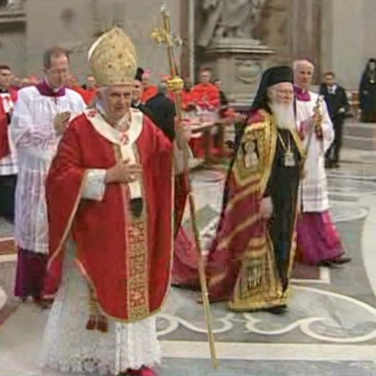 Pope and Archbishop of Constantinople