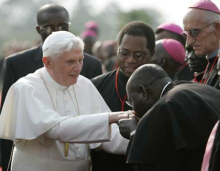 Pope in Benin