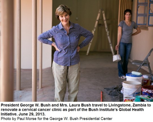 Laura Bush Zambia