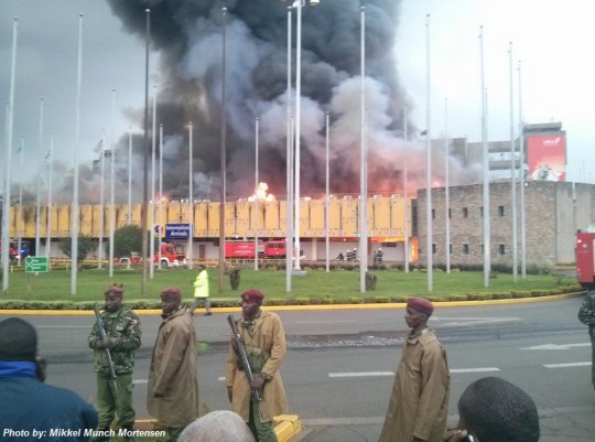 Nairobi Jomo Kenyatta International Airport fire