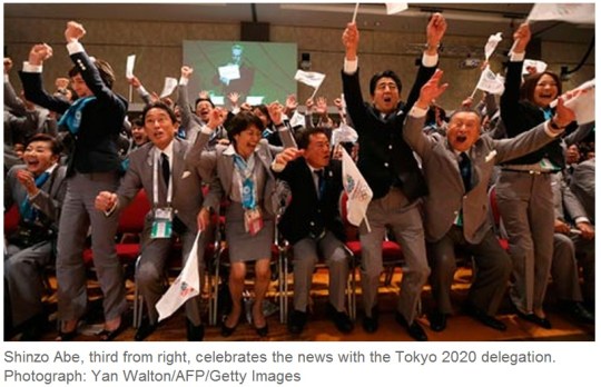 IOC Winning Bid City Tokyo