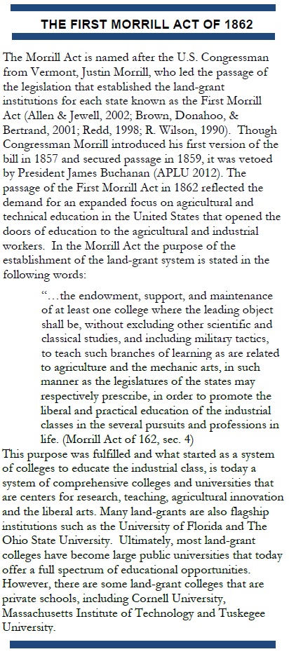 Morrill Acto of 1862