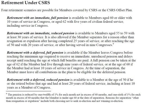 Retirement Under CSRS