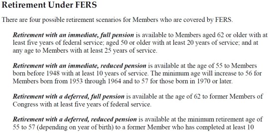 Retirement Under FERS