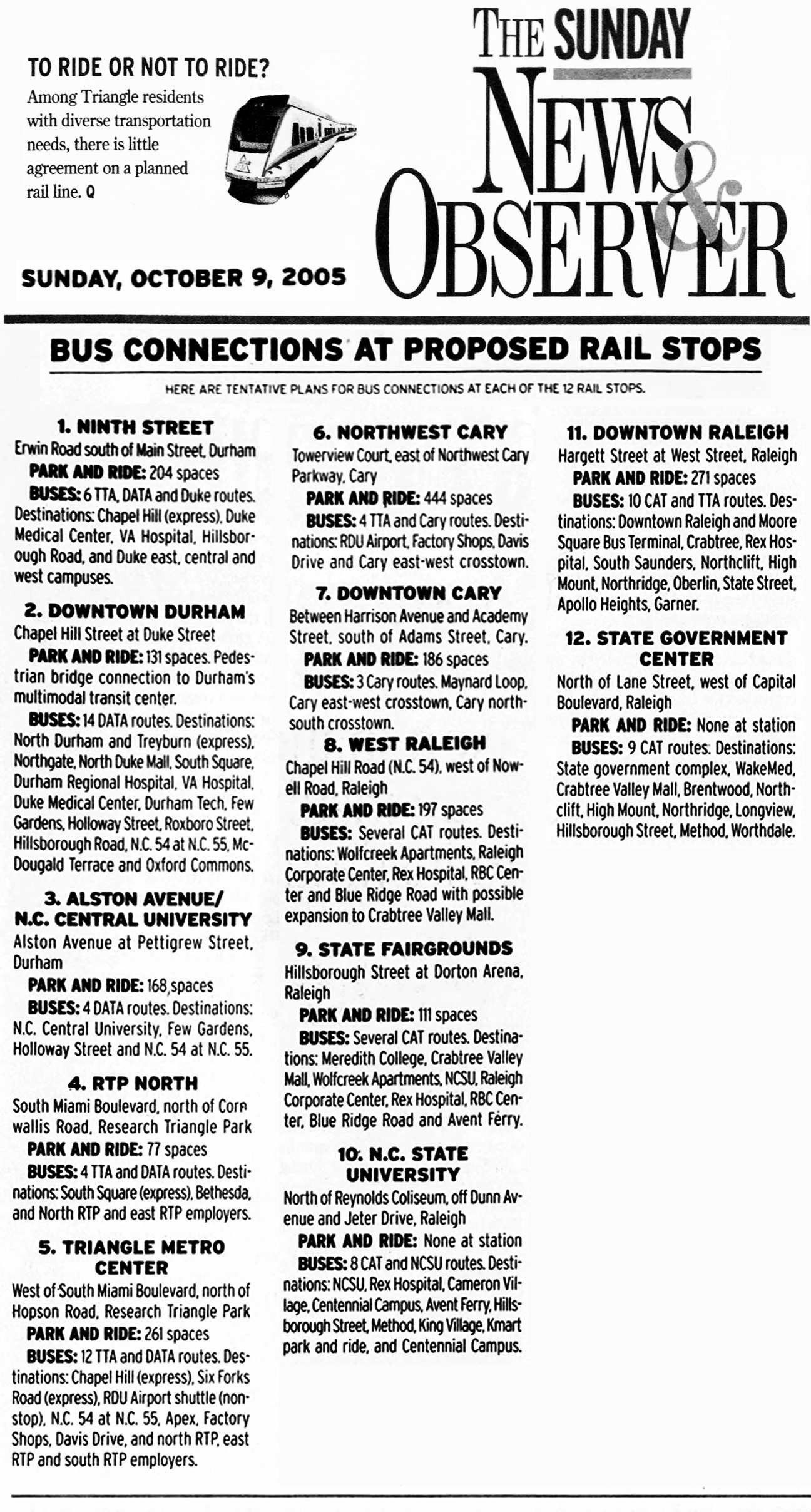 2005 Oct 9 Raleigh Rapid Rail Transit 01