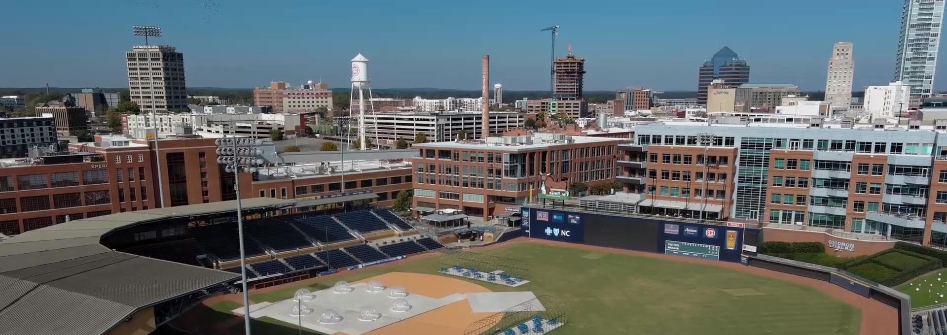 Durham NC 2023 skyline