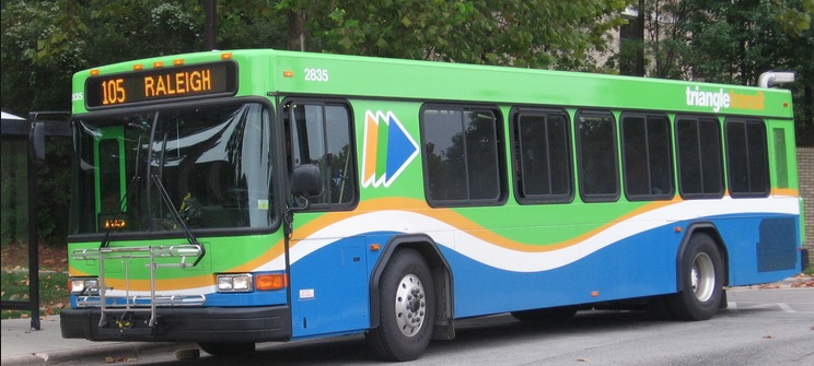 Triangle Transit bus