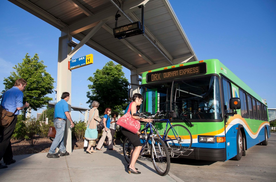 Triangle Transit Bus