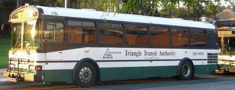 Triangle Transit old bus design