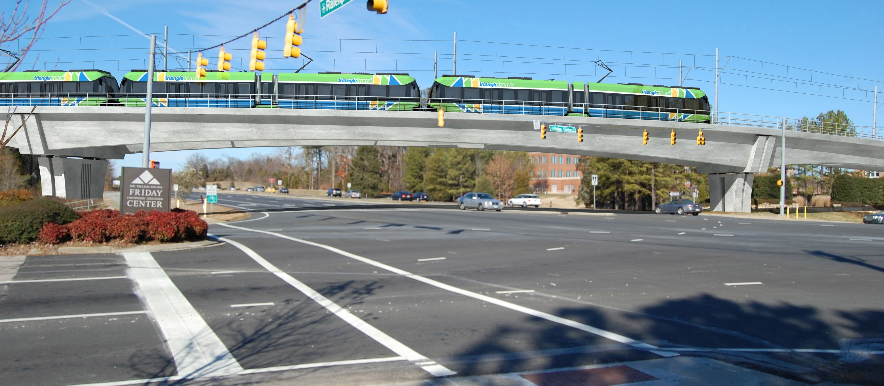 Triangle Transit Light Rail Durham