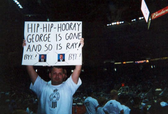 Charlotte Hornets last home game