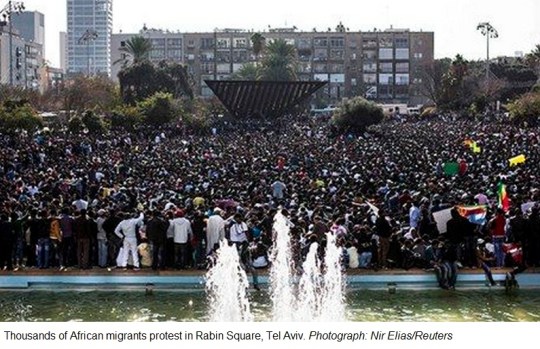 Africans Protest in Israel