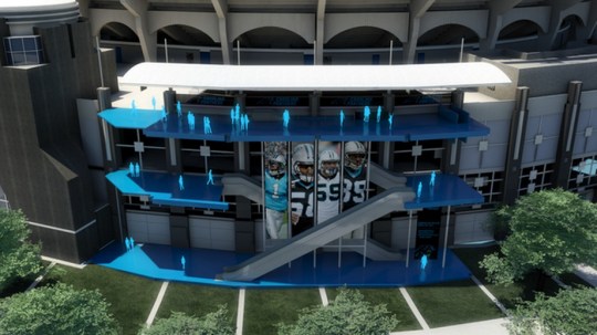Bank of America Stadium renovation 