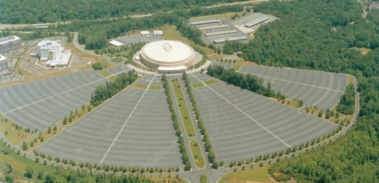 Charlotte Coliseum on Tyvola Road