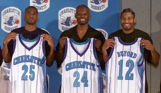 Charlotte Hornets Old Uniforms 