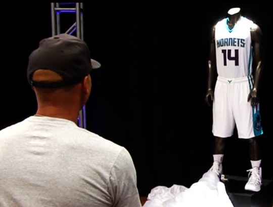 Charlotte Hornets Uniforms players
