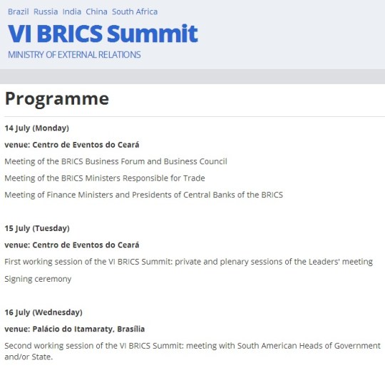 BRICS 2014 Summit
