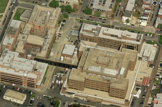 Howard University Hospital aerial