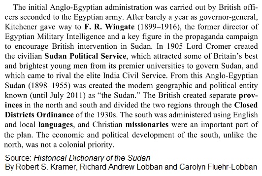 Sudan British Rule