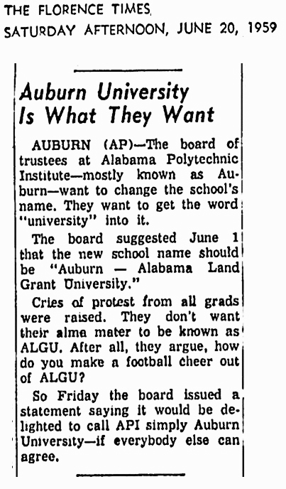 1959 June 20 Auburn University