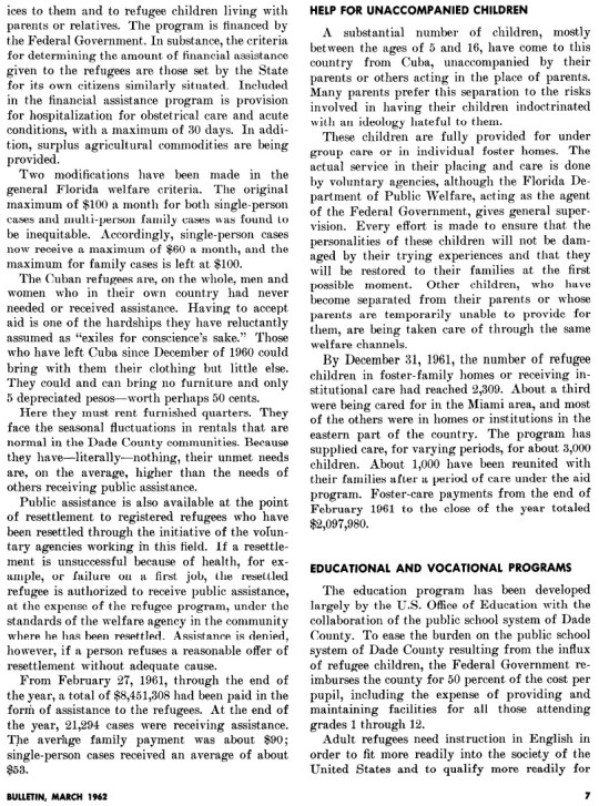 The Cuban Refugee Program