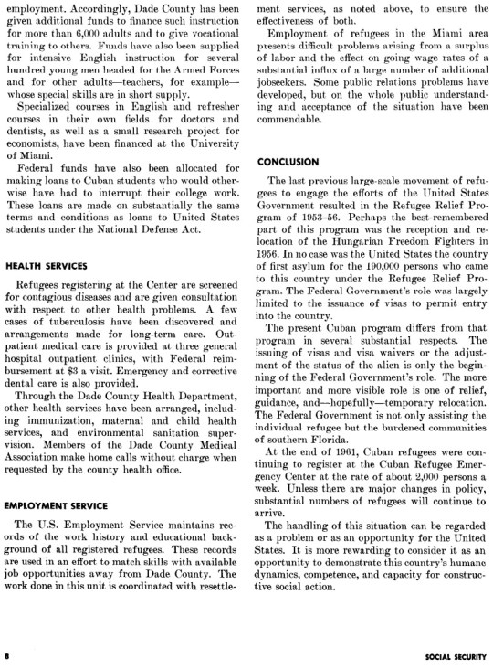 The Cuban Refugee Program