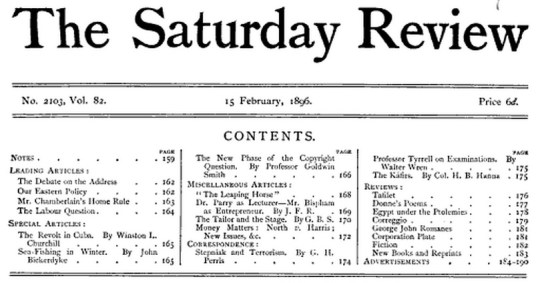 The Sunday Review 1896 -01