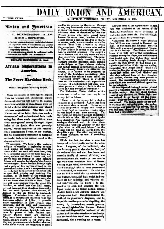 African Religion 1866