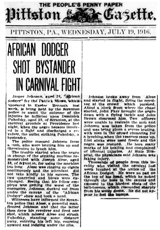 Hit The Nigger Baby 1916