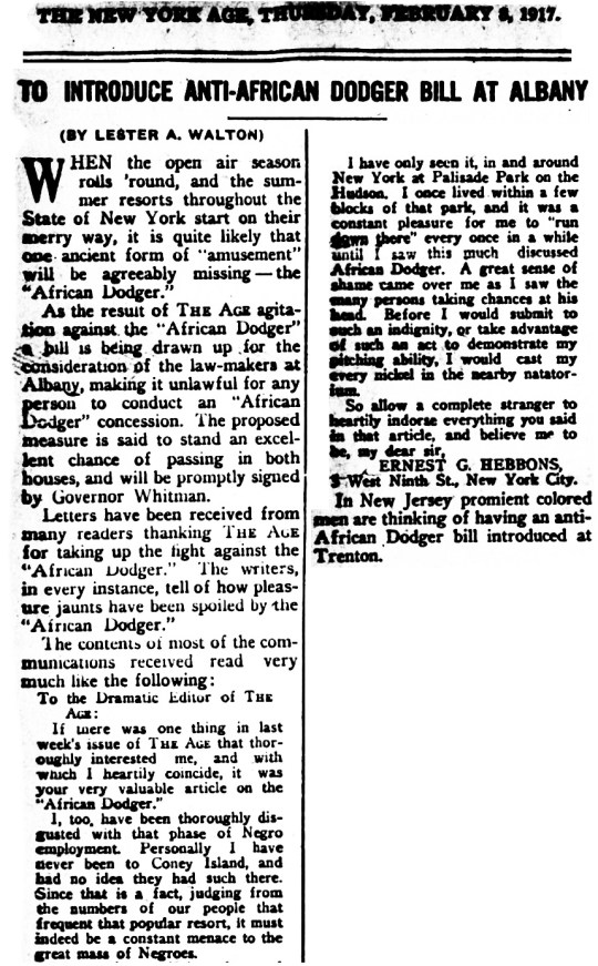 Hit The Nigger Baby 1917