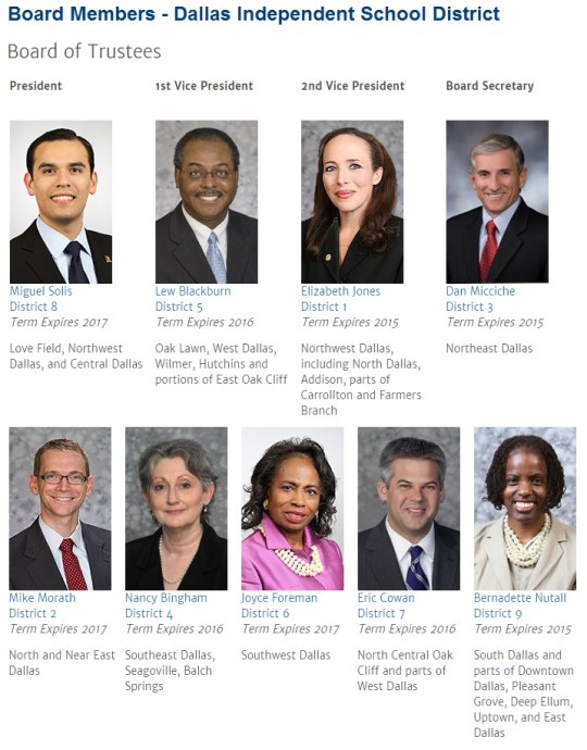 Board Members - Dallas Independent School District